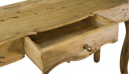 Consola y mesa de recibidor talladas de estilo francés