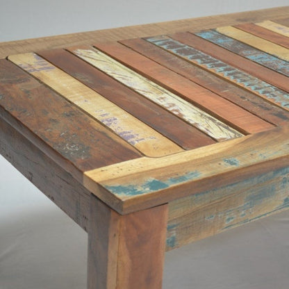 Mesa de centro rectangular de madera recuperada Nirvana