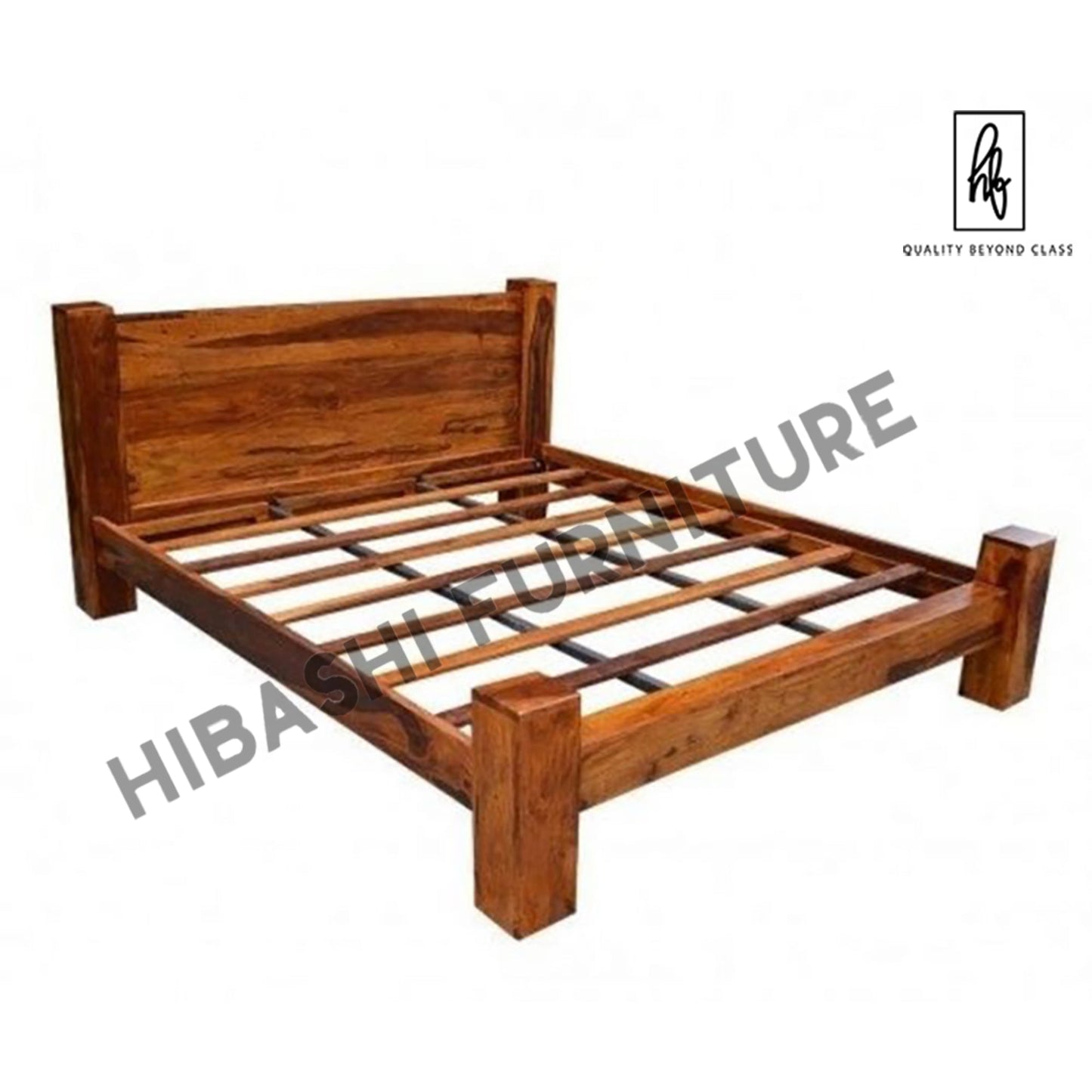 Boston Contemporary Solid Wooden Bed