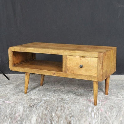 Mesa de centro escandinava con 1 cajón AVALON
