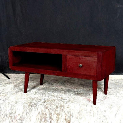 Mesa de centro escandinava con 1 cajón AVALON