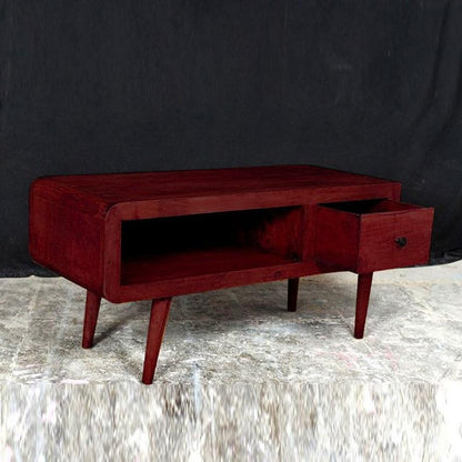 Mesa de centro escandinava con 1 cajón AVALON