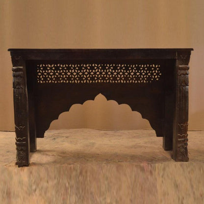 Mehrab Style Carved Hall Table