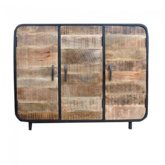 MILLER IRON TIMBER SIDEBOARD-Natural-120-40-90
