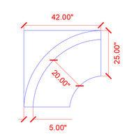 The Miso Channel-Back Modular Lounge Curved Corner Chair