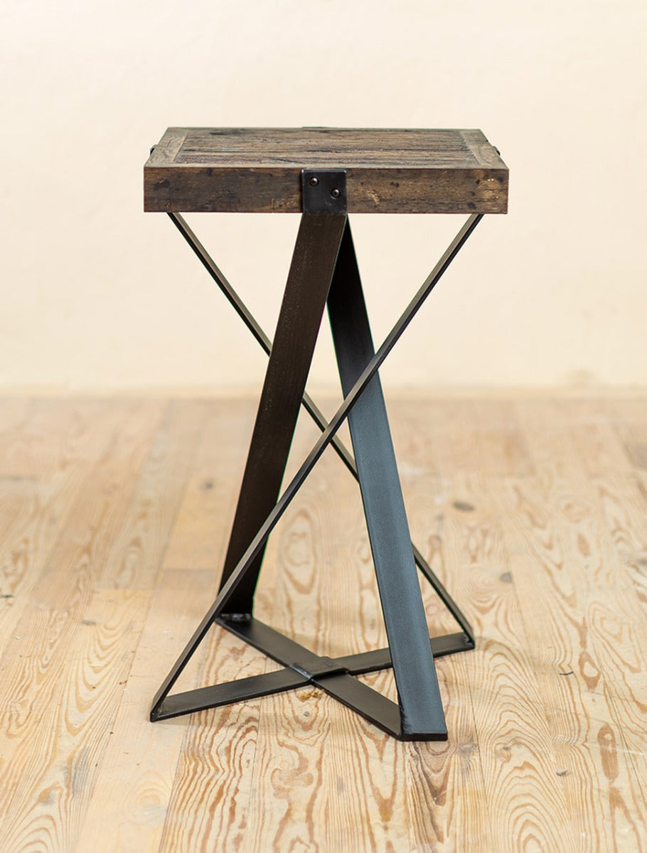 BULAN Industrial Hand-Forged Accent Table