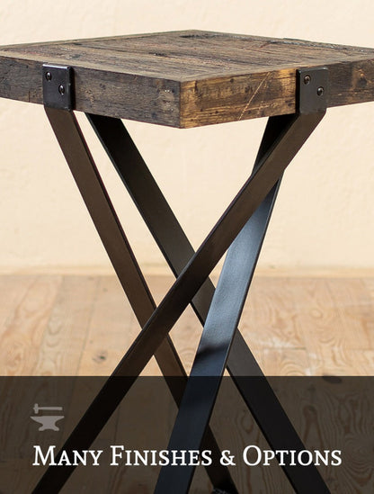 BULAN Industrial Hand-Forged Accent Table