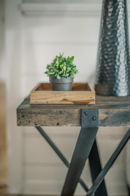 BULAN Industrial Hand-Forged Accent Table