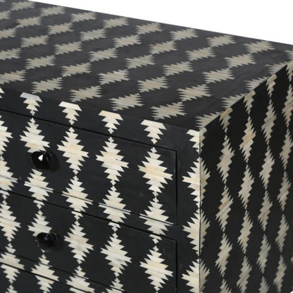 ASAHI Bone Inlay 9 Drawer Dresser