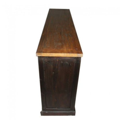 X Design Glass Door Wood Storage Sideboards & Cabinets