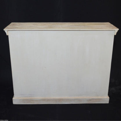 X Design Solid Wood Door Sideboard White Wash 110-40-90